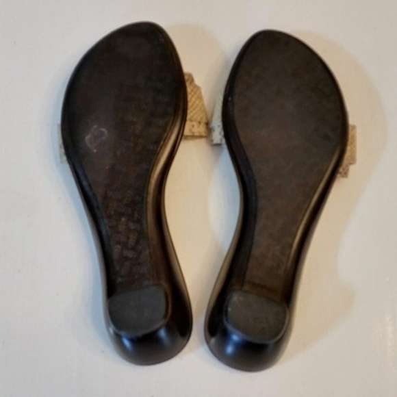 Connie Snakeskin Buckle Slide Shoes 8 Italy - Picture 4 of 4